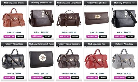 mulberry imitation bags